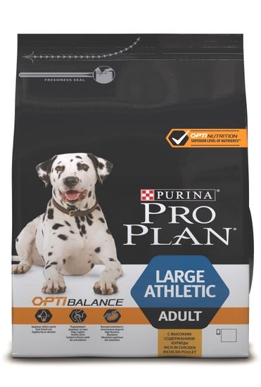Purina Pro Plan Large Adult Athletic для взрослых собак крупных пород атлетического телосложения с курицей
