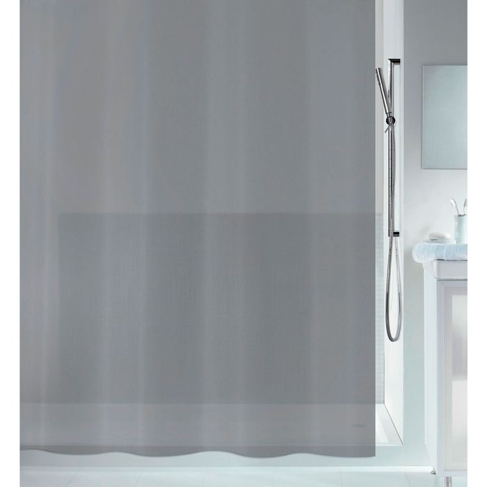Штора для ванной Spirella BIO mid grey, 180х200см, цвет серый