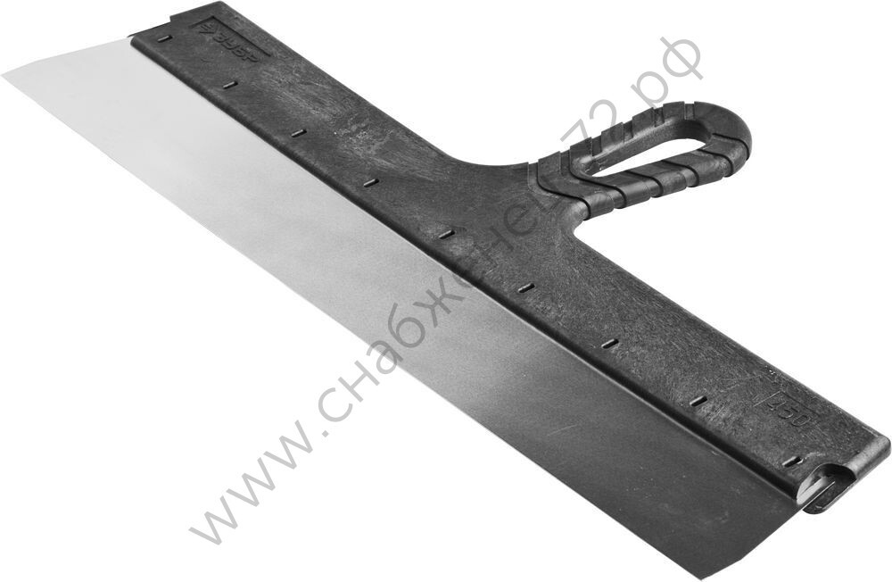 ЗУБР 450 мм, пластиковая ручка, нержавеющий, Фасадный шпатель, МАСТЕР (10077-45)