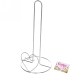 Держатель для бумажных полотенец металлический «Сердечко» 28*13 см