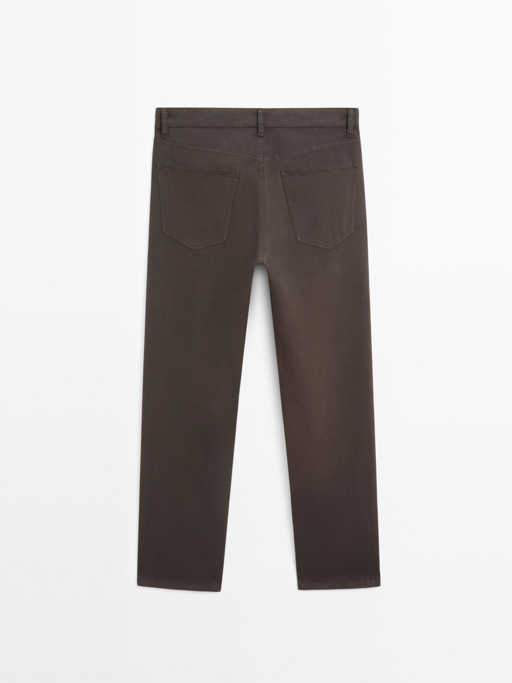 Massimo Dutti Джинсы зауженного кроя, коричневый