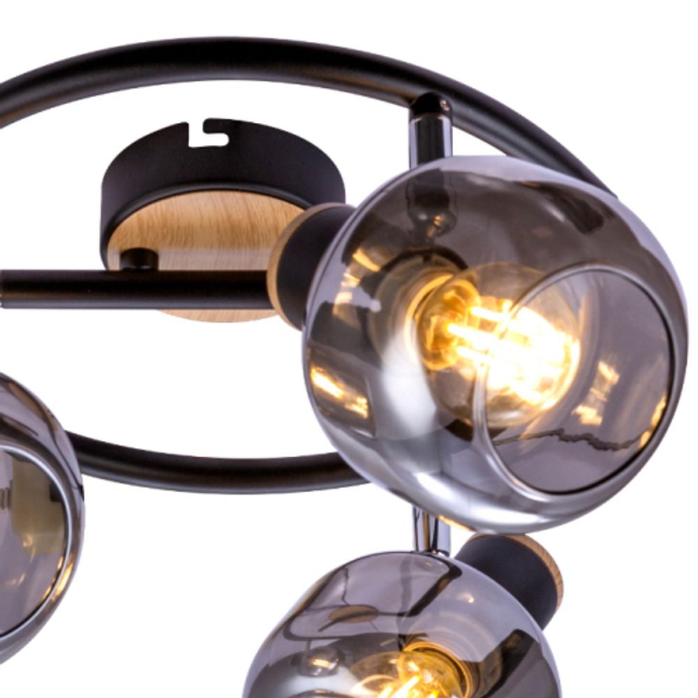 Светильник настенно-потолочный спот Rivoli Dorkas 7026-733 3 х E14 40 Вт поворотный | Rivoli