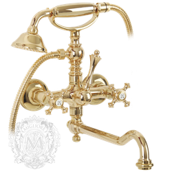 Смеситель для ванны с поворотным изливом Migliore Prestige ML.PRS-703 золото