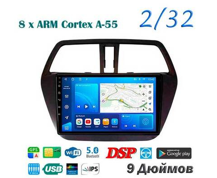 Topway TS18 2+32GB 8 ядер для Suzuki SX4 2014-2020