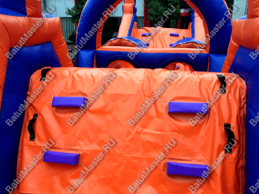Надувная полоса препятствий "Веселый забег" 15*3*4 м