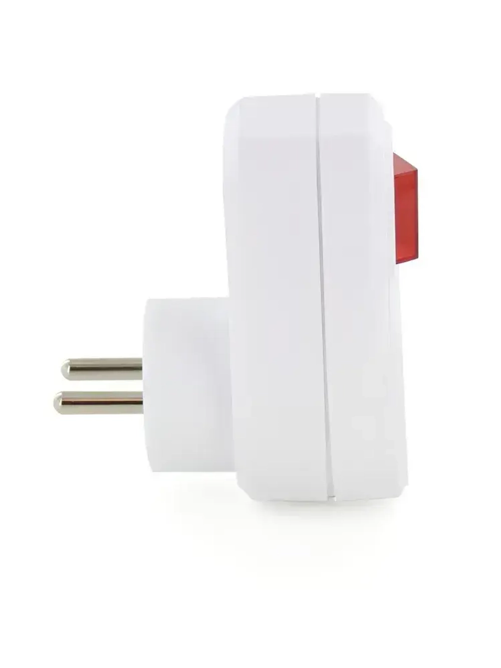 Адаптер сетевой / розетка с выключателем 16 А с заземлением и защитными шторками