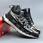 Кроссовки Nike P-6000 на меху #376 (ч.-бел.)