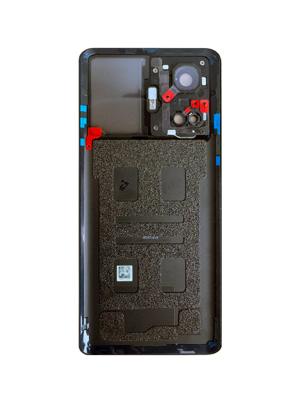 Задняя крышка для Realme GT3 белая (White) со стеклом камеры