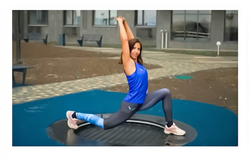 Встраиваемый детский батут для площадок - круглый - 160