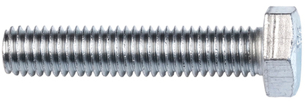 Болт под ключ 10х35 цинк полная резьба DIN 933 (35 шт/кг)(25)