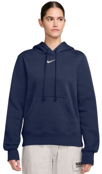 Женская Кофта теннисная Nike Sportwear Phoenix Fleece - midnight navy/sail