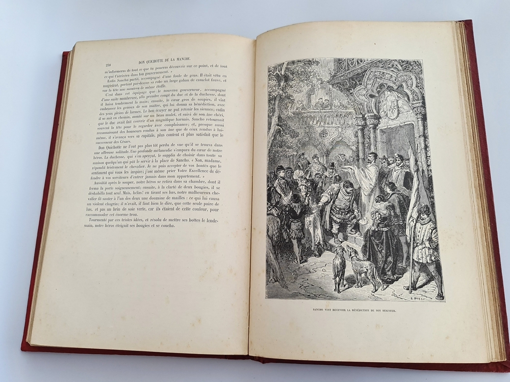"Don Quichotte de la Manche". Miguel de Cervantes Saavedra. 1893 г.