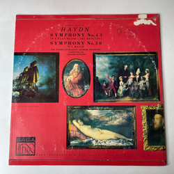 Винтажная виниловая пластинка LP J. Haydn Гайдн, The Danish State Radio Chamber Orchestra, Symphony No. 43 The Mercury Меркурий (Англия 1966)