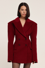 Платье-жакет из вельвета