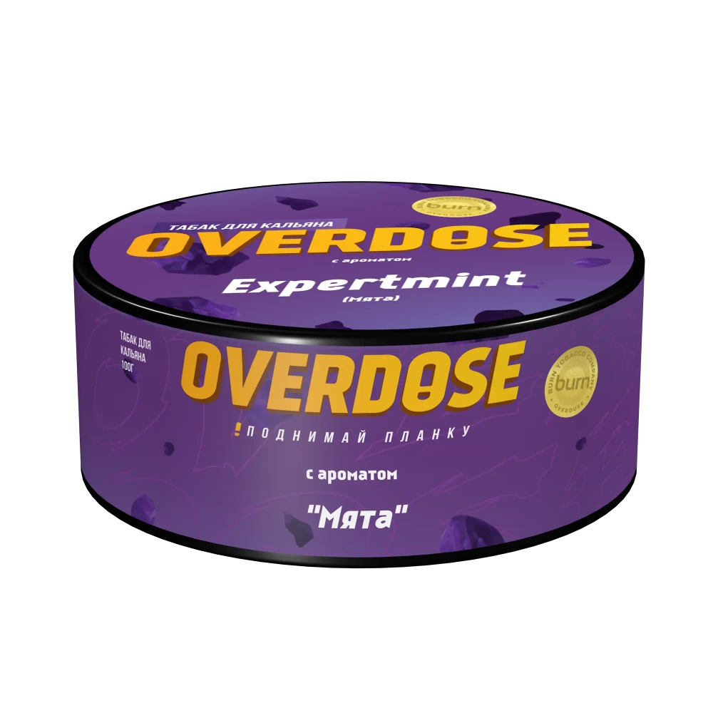 М. Табак для кальяна Overdose Expertmint (Мята), 100г.