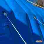 Пневмокаркасный ангар «Рубеж 3» 20×10×5,4 м — из ПВХ для ремонта и хранения техники