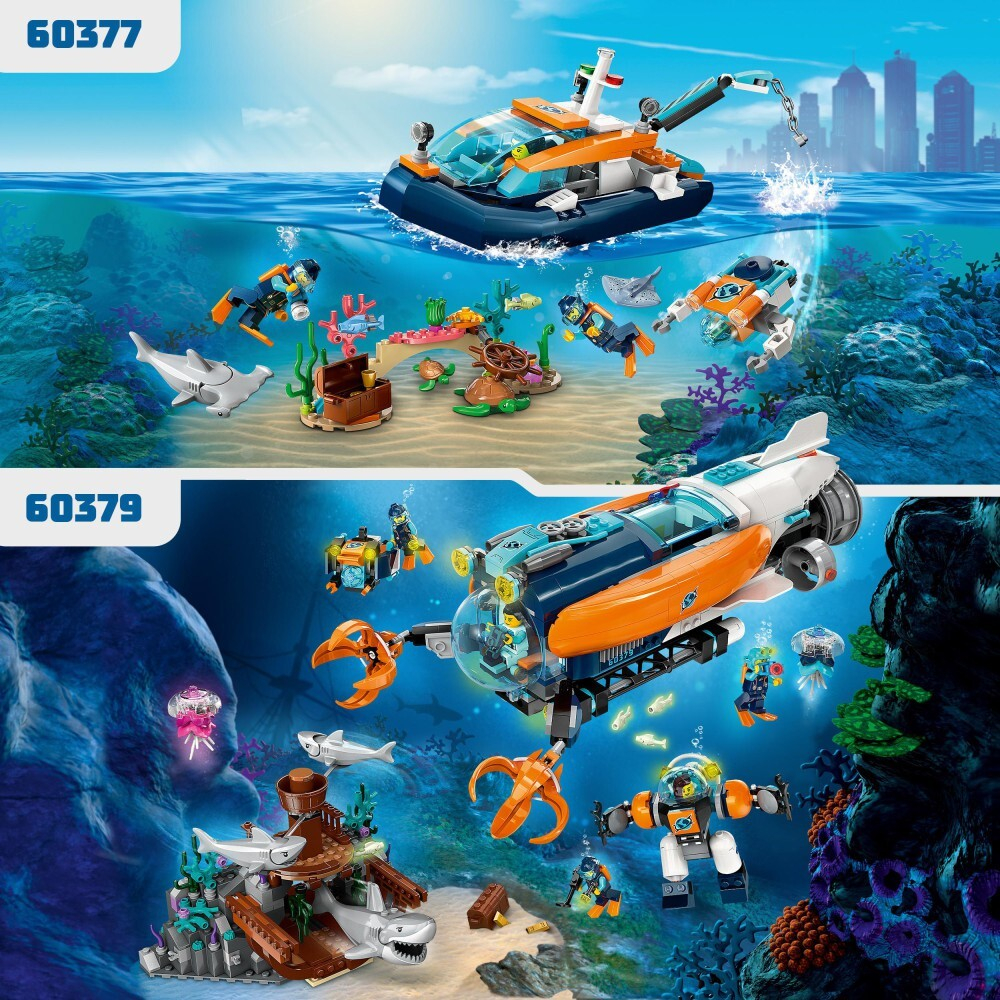 LEGO City — Подводная лодка для исследования морского дна (60379) / артикул   60379  / GTIN 5702017416397