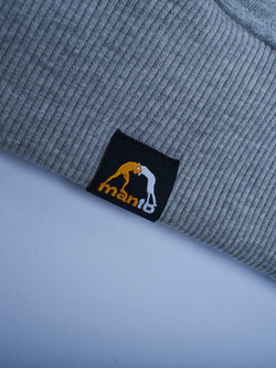 Худи MANTO LABEL OVERSIZE серая