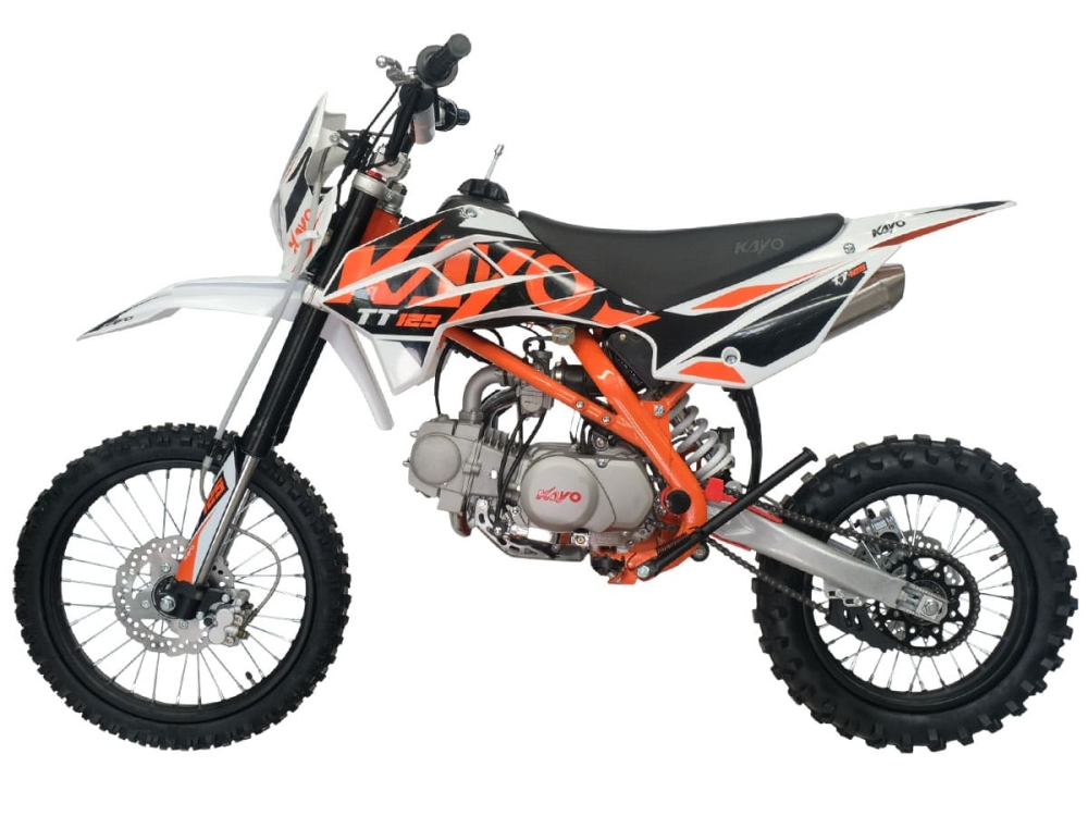 Питбайк KAYO BASIC TT125 17/14 KRZ (механ. сцепл., кикстартер, 2024 г.)