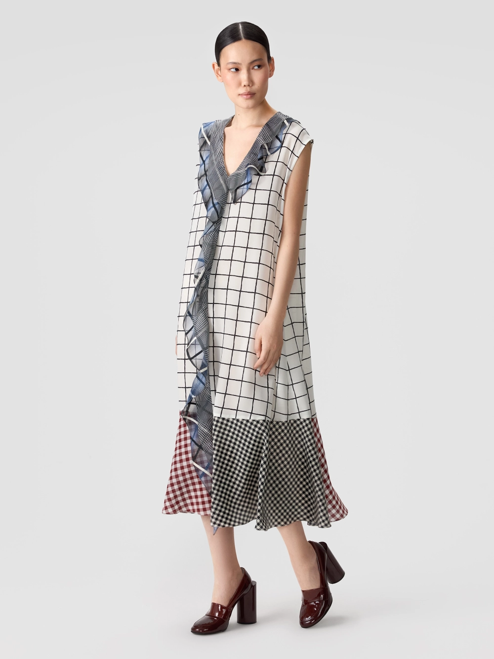 Платье с воланами OLA OLA