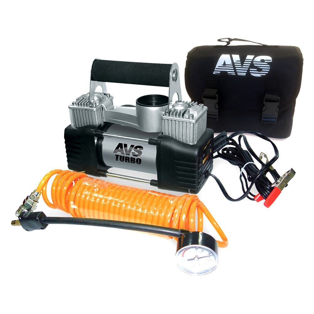 Компрессор автомобильный AVS, KS750D, 75 л/мин, 12 В, 10 атм, маном, 80505