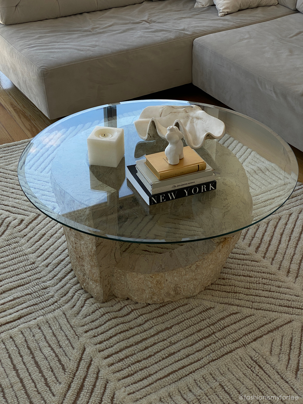 Шерстяной стираемый ковер Lorena Canals Almond Valley L (170 x 240 см)