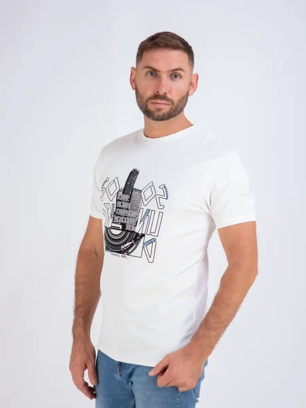 Футболка мужская однотонная Турция