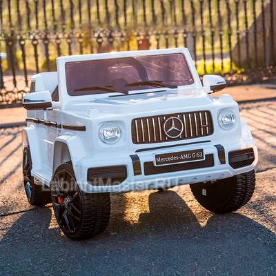 Детский электромобиль Mercedes-Benz AMG-G 63, белый