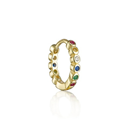 Серьга Helix Rainbow Gold