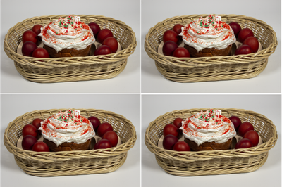 Пасхальное блюдо овальное с вкладышем для яиц и кулича, набор 4 штуки.