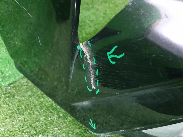 Юбка перед. бампера Lexus LX 3 15-23 Double Eight