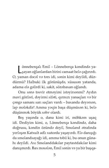 Lönneberqalı Emil (yumşaq cild)