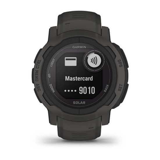 Спортивные прочные часы Garmin Instinct 2, Solar, Graphite, 010-02627-00
