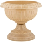 Вазон на ножке большой D 395 мм, песчаный кварц