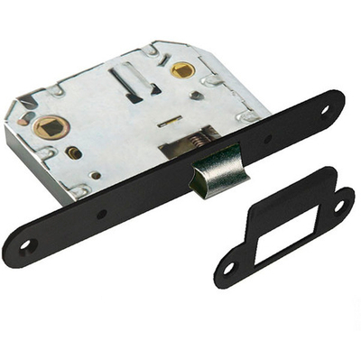 Защёлка сантехническая 2070 овальная (Черный матовый)