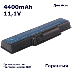 Аккумулятор iBatt 4400mAh, для Aspire 5738-664G50MN 5738ZG-454G32MiBb 5740DG-434G504735Z 4937G-654G325542G-303G32Mn 5542G-324G32Mn 5738G-653G25Mi