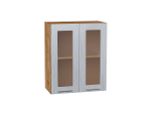 Шкаф верхний с 2-мя остекленными дверцами Валерия-М