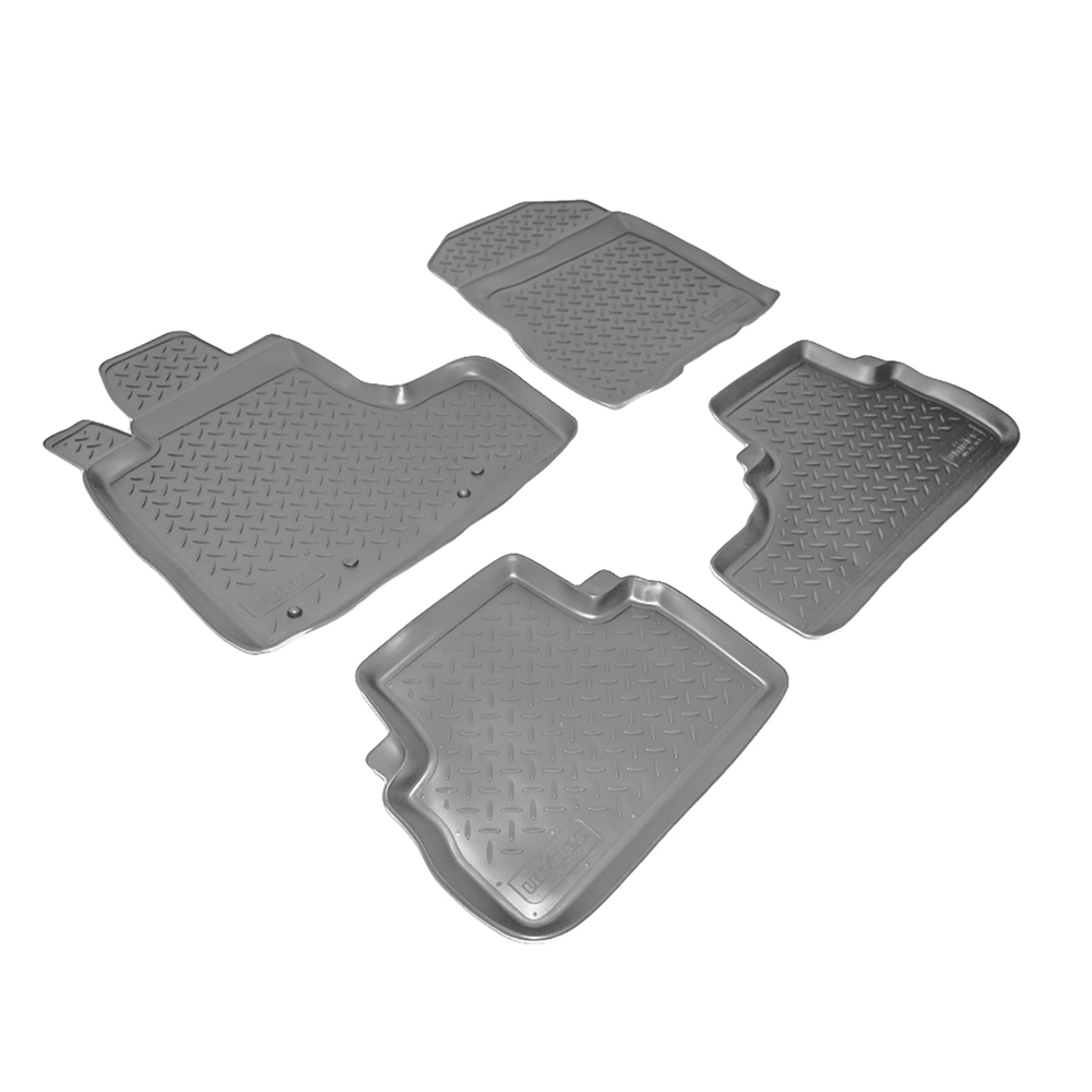 Ковры в салон Norplast/Unidec для Honda CR-V в кузове RE5 (2006-2012), Серый, арт.NPL-Po-30-11-G