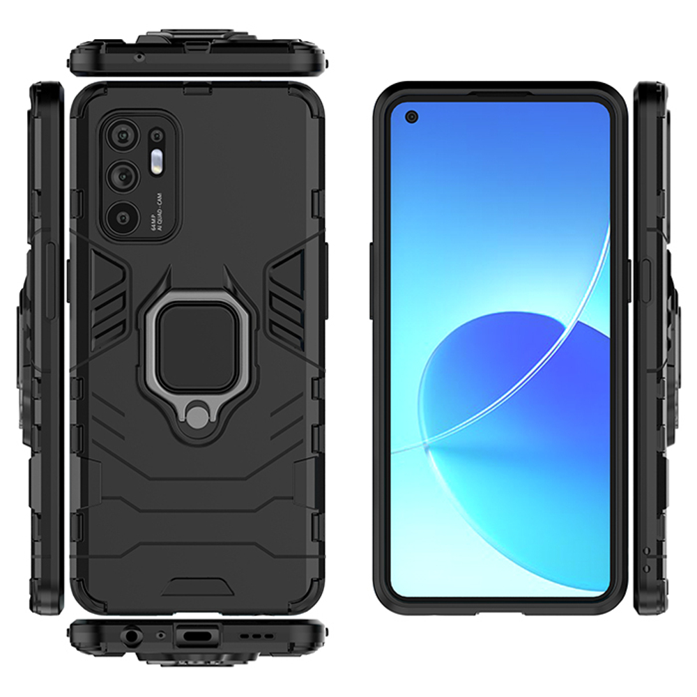 Противоударный чехол с кольцом Panther Case для OPPO Reno 6