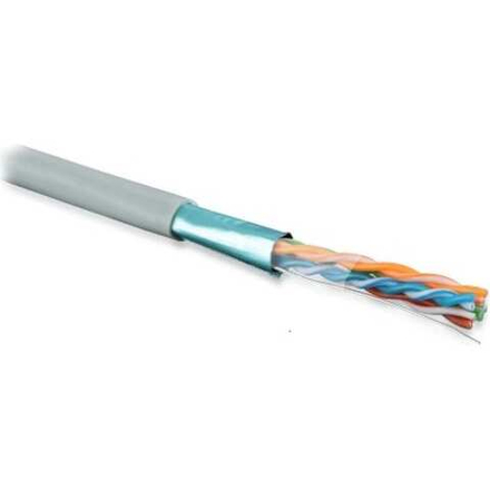 FTP Hyperline cat.5e FUTP4-C5E-S24-IN-PVC-GY-305