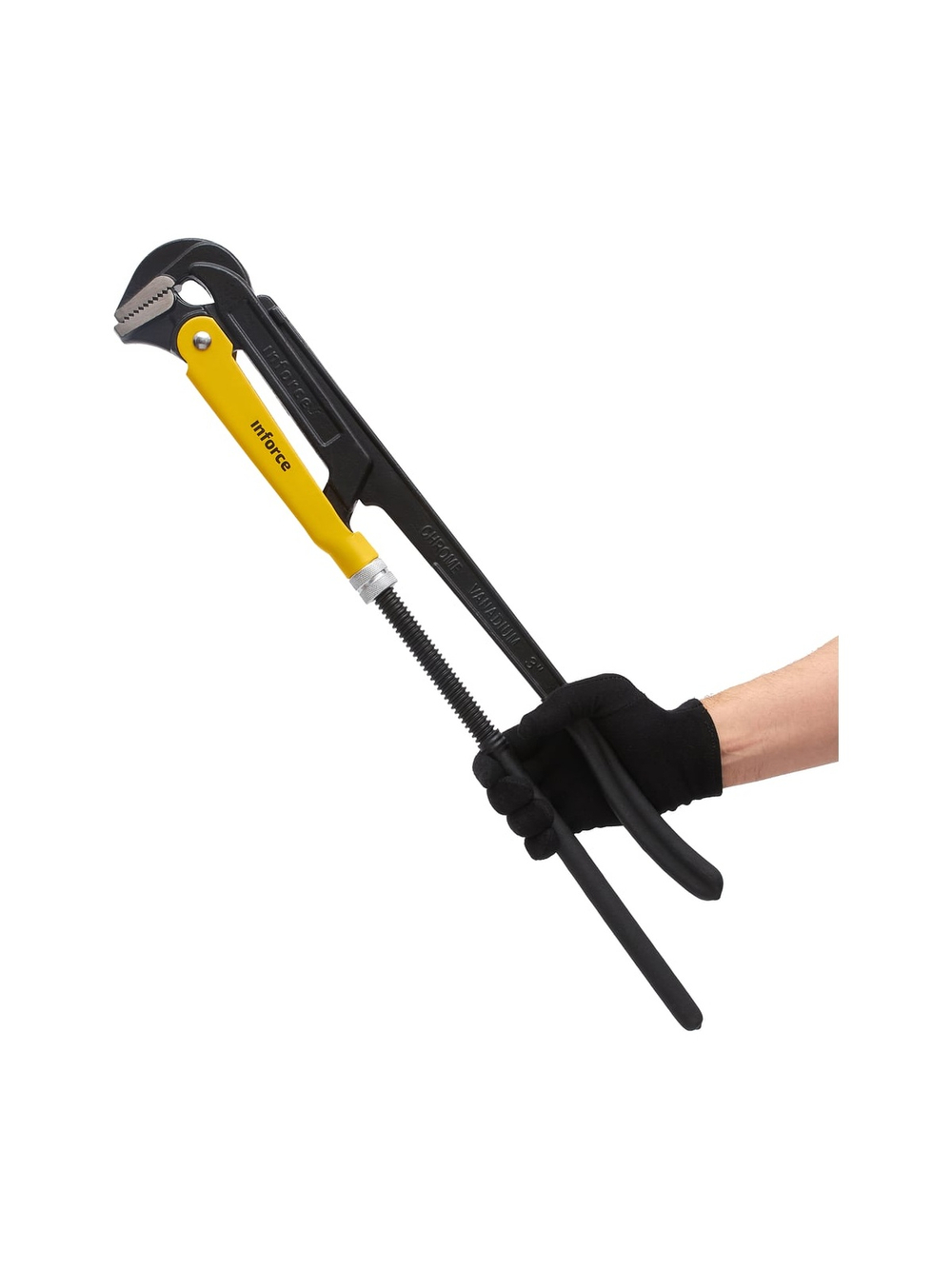 Трубный рычажный ключ Inforce №4 тип L 06-05-117