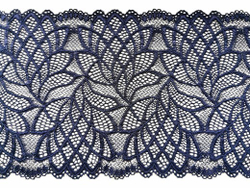 Эластичное кружево, 18см, ночная тень, (Артикул: EK-1002.P), м