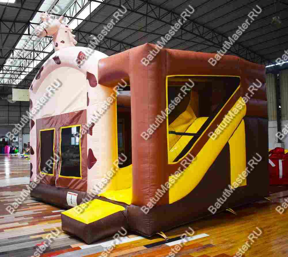 Коммерческий надувной батут "Чемпион", 5*5*4,5 м.