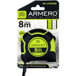 Рулетка ARMERO с фиксатором 8м*25мм   A103/082