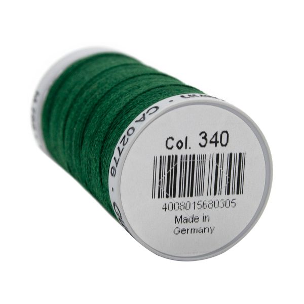 Нитки суперкрепкие Gutermann Extra Strong M782 №40 (100 метров), 5 кат. | 340 зеленый трилистник