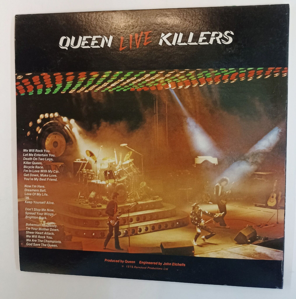 Винтажная виниловая пластинка LP Queen Live Killers 2LP (Japan 1979)