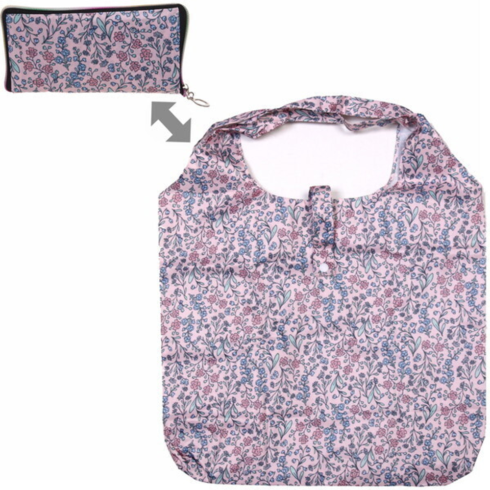 Сумка хозяйственная 41х54см цветы 1235-1