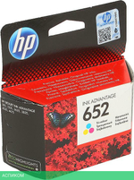 Картридж HP 652 трехцветный (F6V24AE)