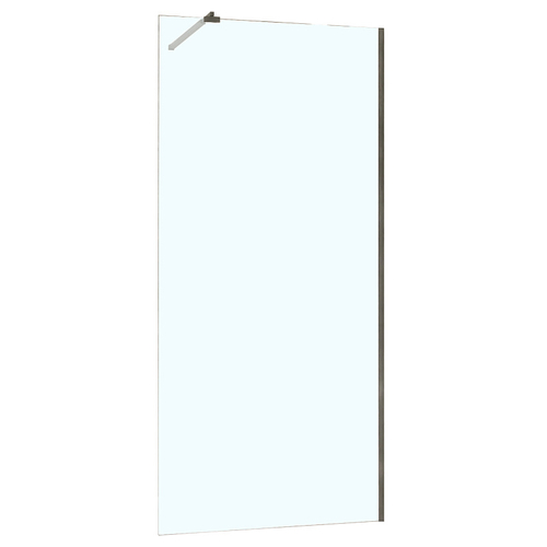 Душевая перегородка Azario Walk-in 1200х1950 прозрачное стекло 8 мм, профиль графит матовый (AZ-251-120-MGR-CL)