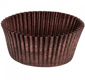 Тарталетка коричневая (большой капкейк) 55х40мм. 100 шт.